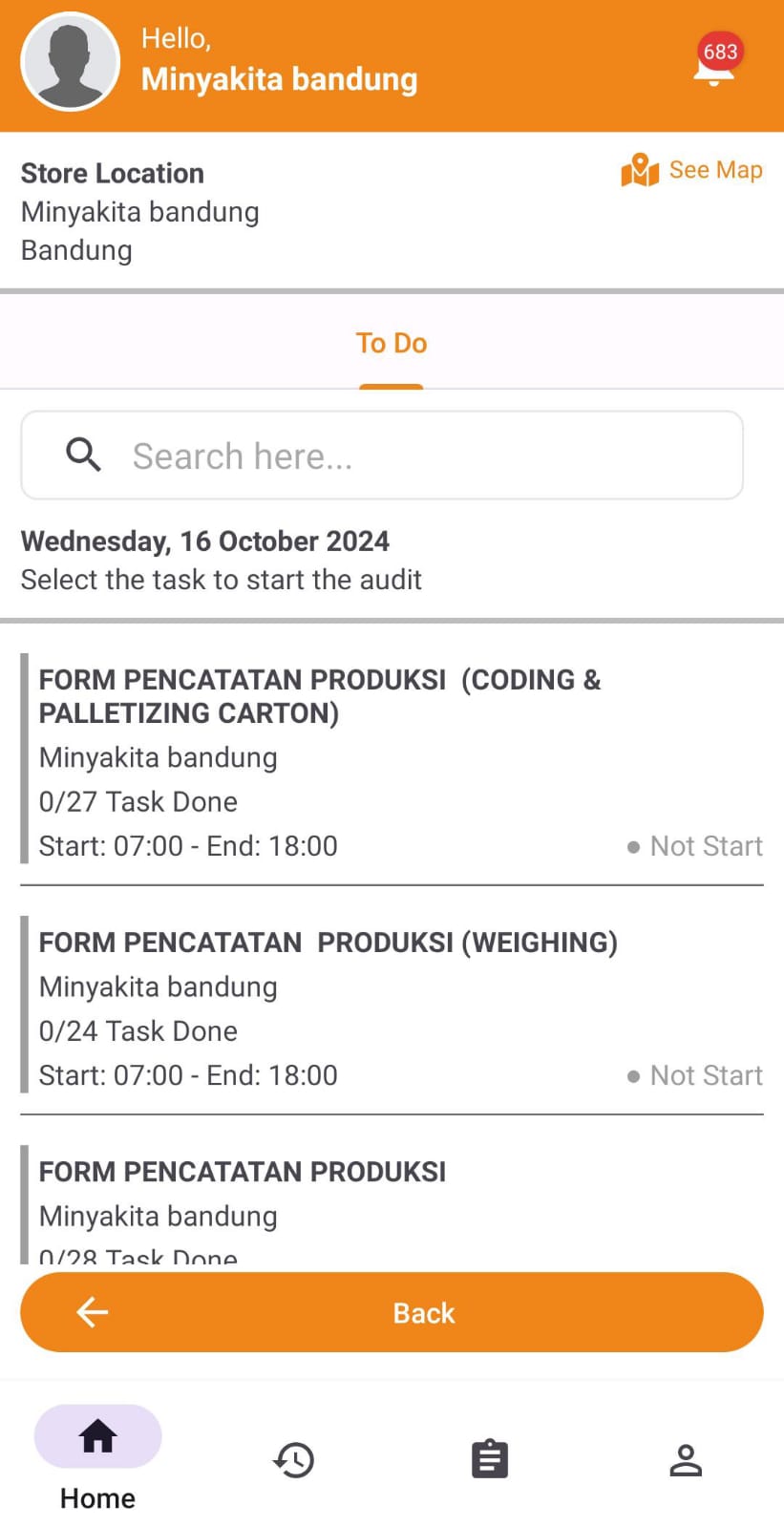 Inspecto Mobile App Interface 2